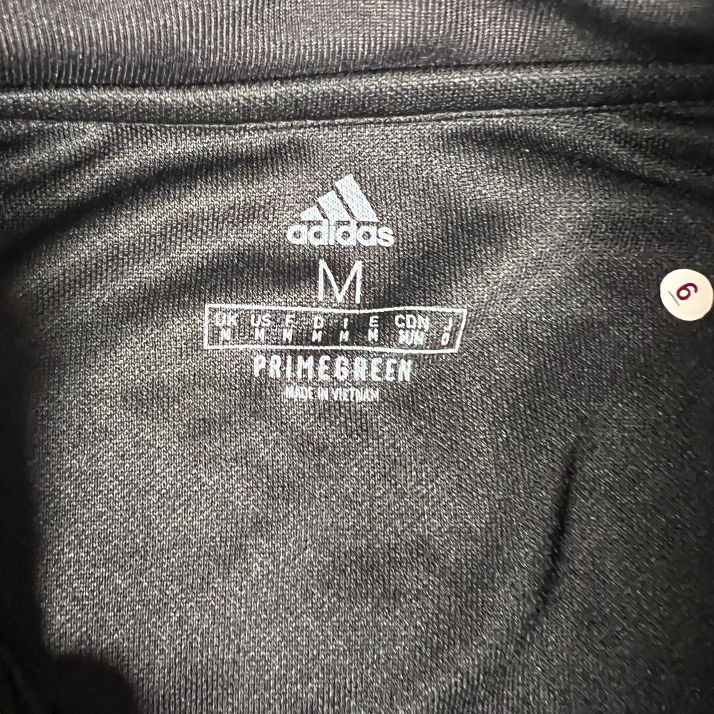 Adidas Mens Tiro 21 Training Top Black White Quarter Zip Pullover Medium NEW - Picture 6 of 7